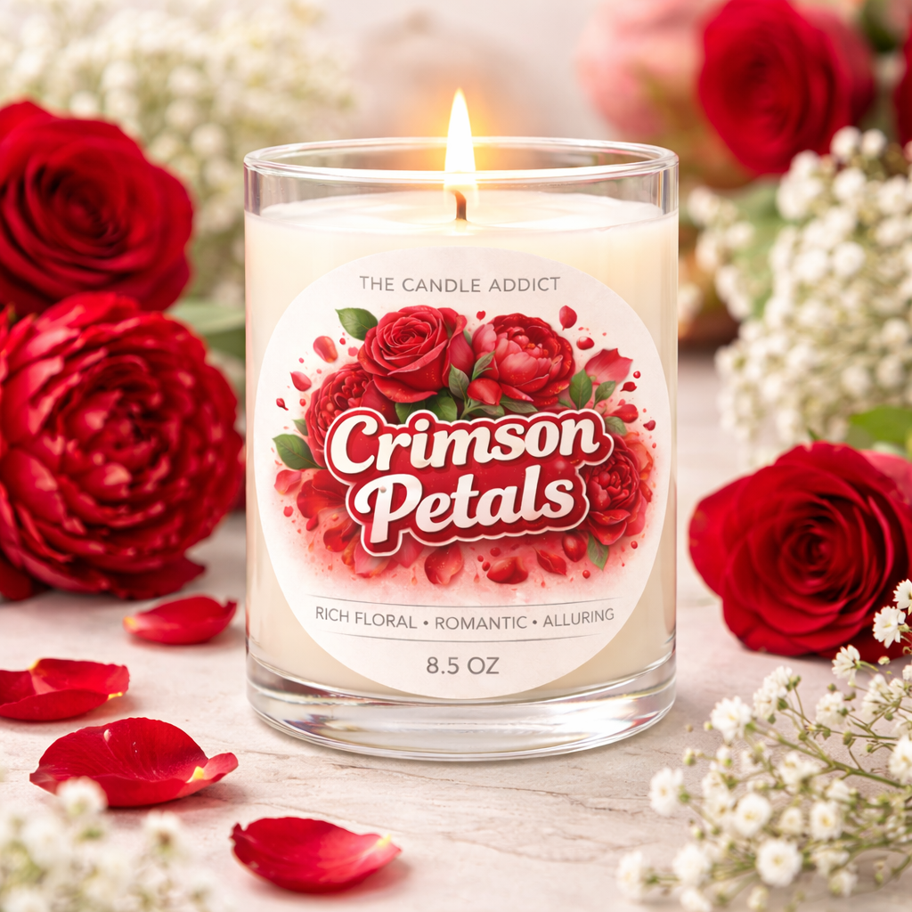 Crimson petals