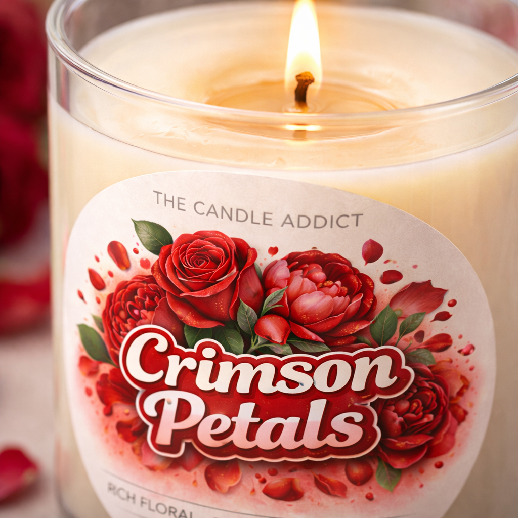 Crimson petals