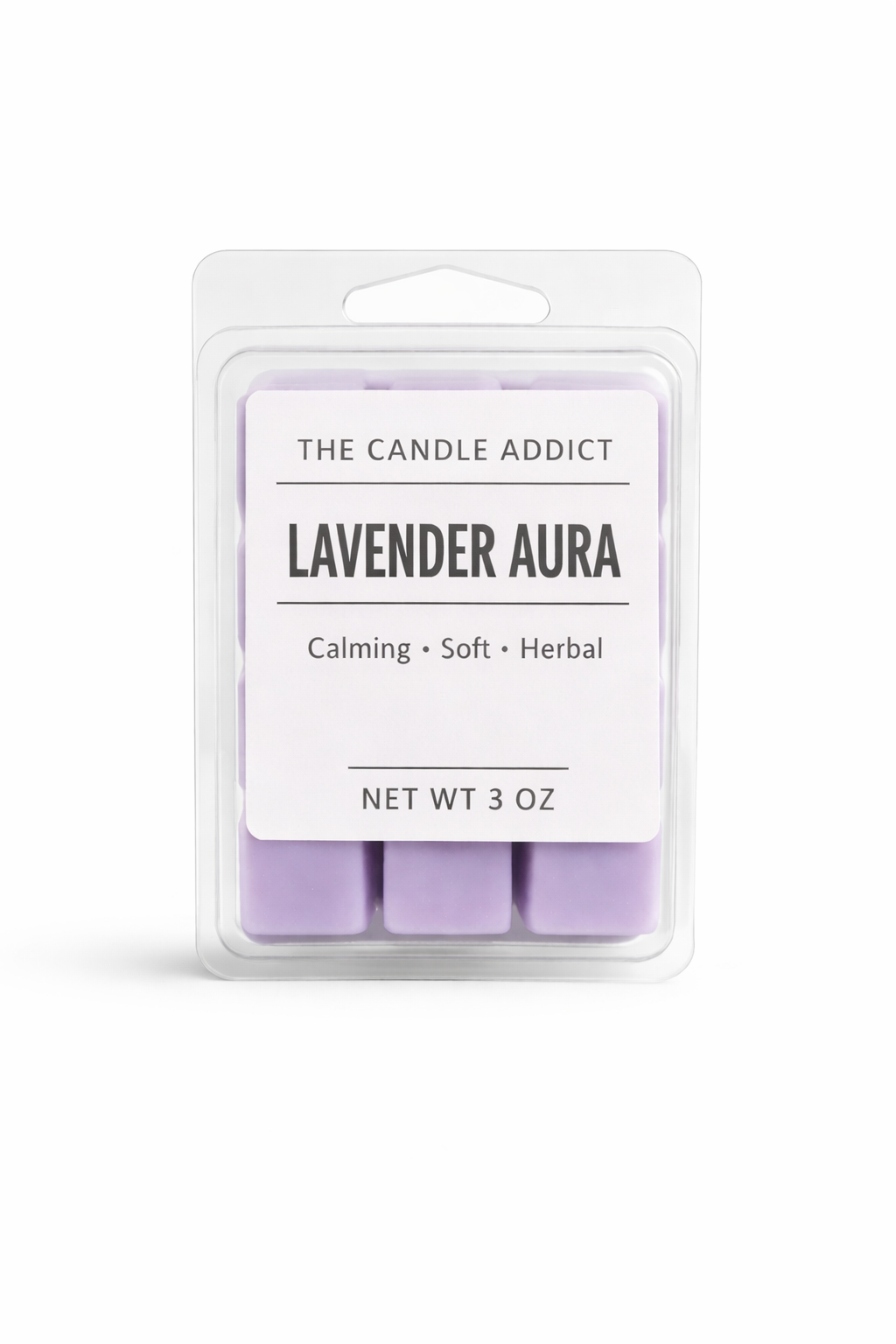 Lavender Aura Wax Melts – Calming Lavender Scent | The Candle Addict