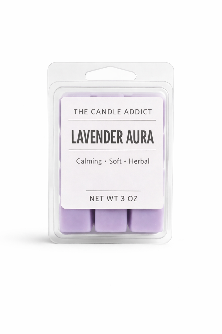 Lavender Aura Wax Melts – Calming Lavender Scent | The Candle Addict